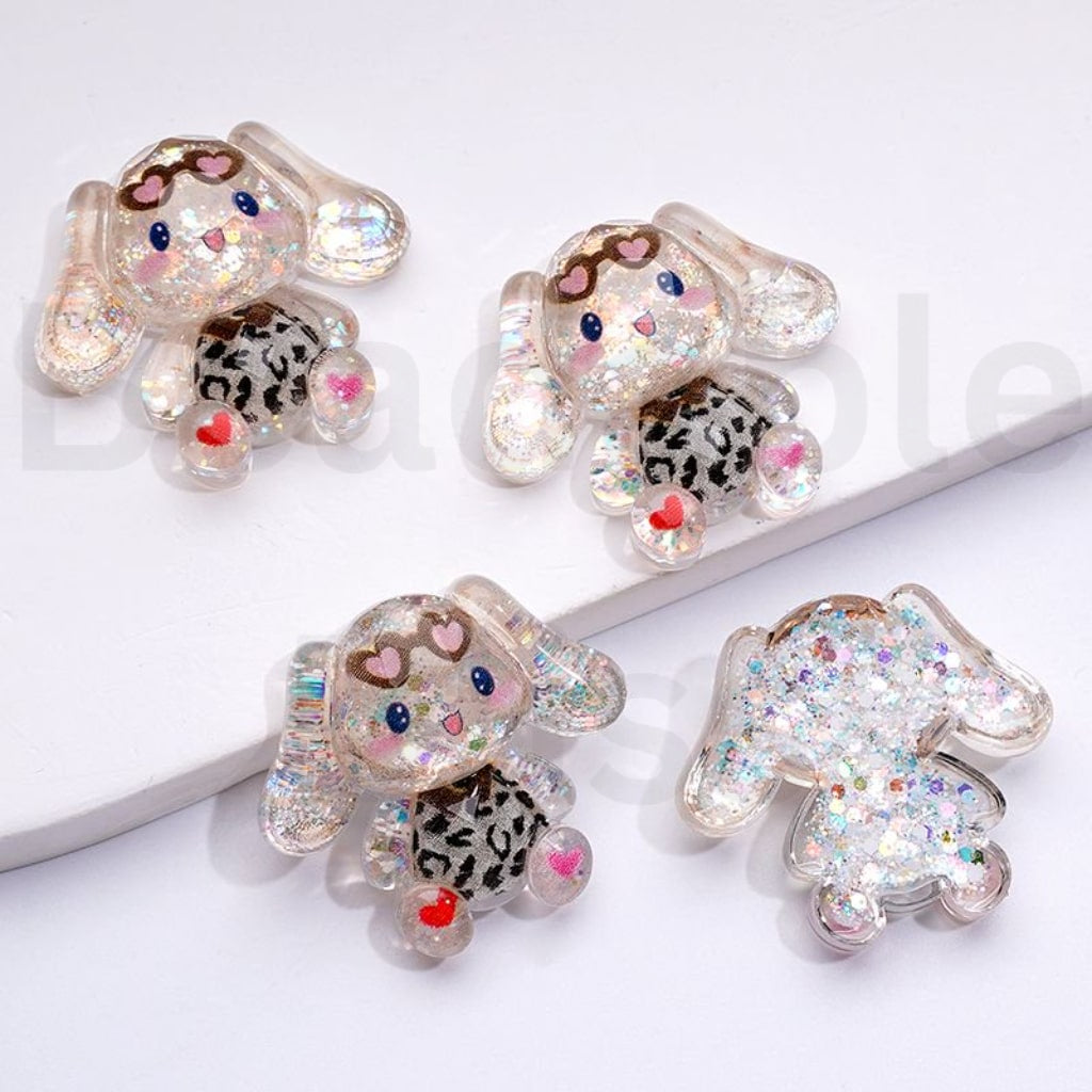Mini Cute Sanri HK Kitten Kurom Melod Cinnamonrol Pochacc Charms for Phone Cases Jewelry Accessories, Around 28*20MM