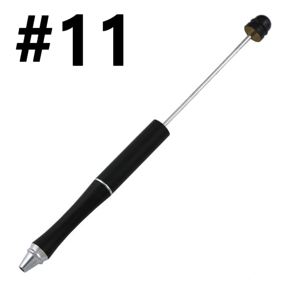 New Style Fashion Metal Beadable Pens in Solid Color (Refill Replacement is Available)