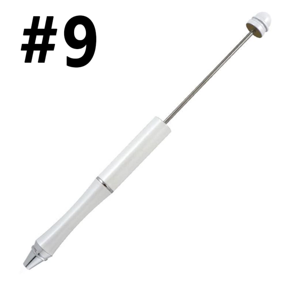 New Style Fashion Metal Beadable Pens in Solid Color (Refill Replacement is Available)