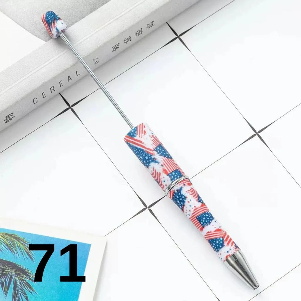 Random Mix Printed Beadable Pens