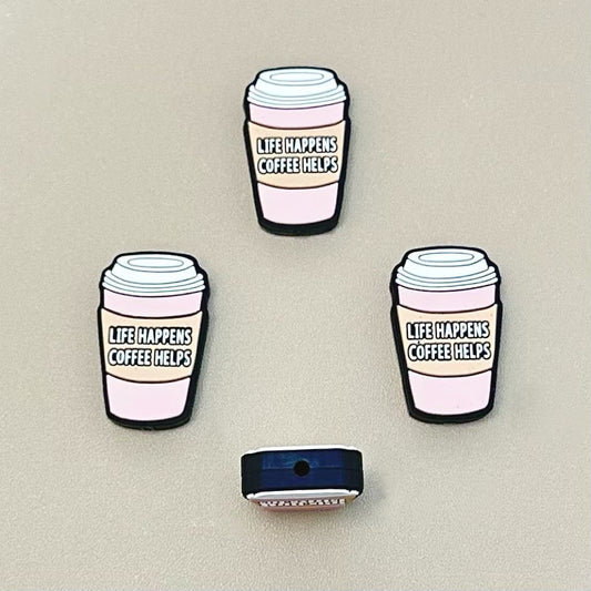 人生は起こる コーヒーはシリコンフォーカルビーズを助ける