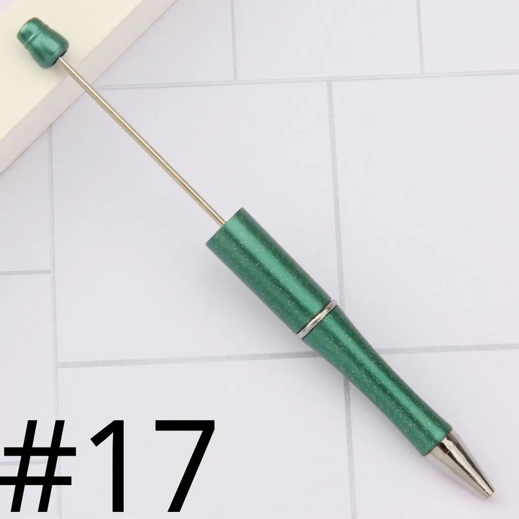 Plastic Beadable Pens | Beaded Pens in Solid, Ombre Gradient and Neon Colors, READ DESCRIPTION