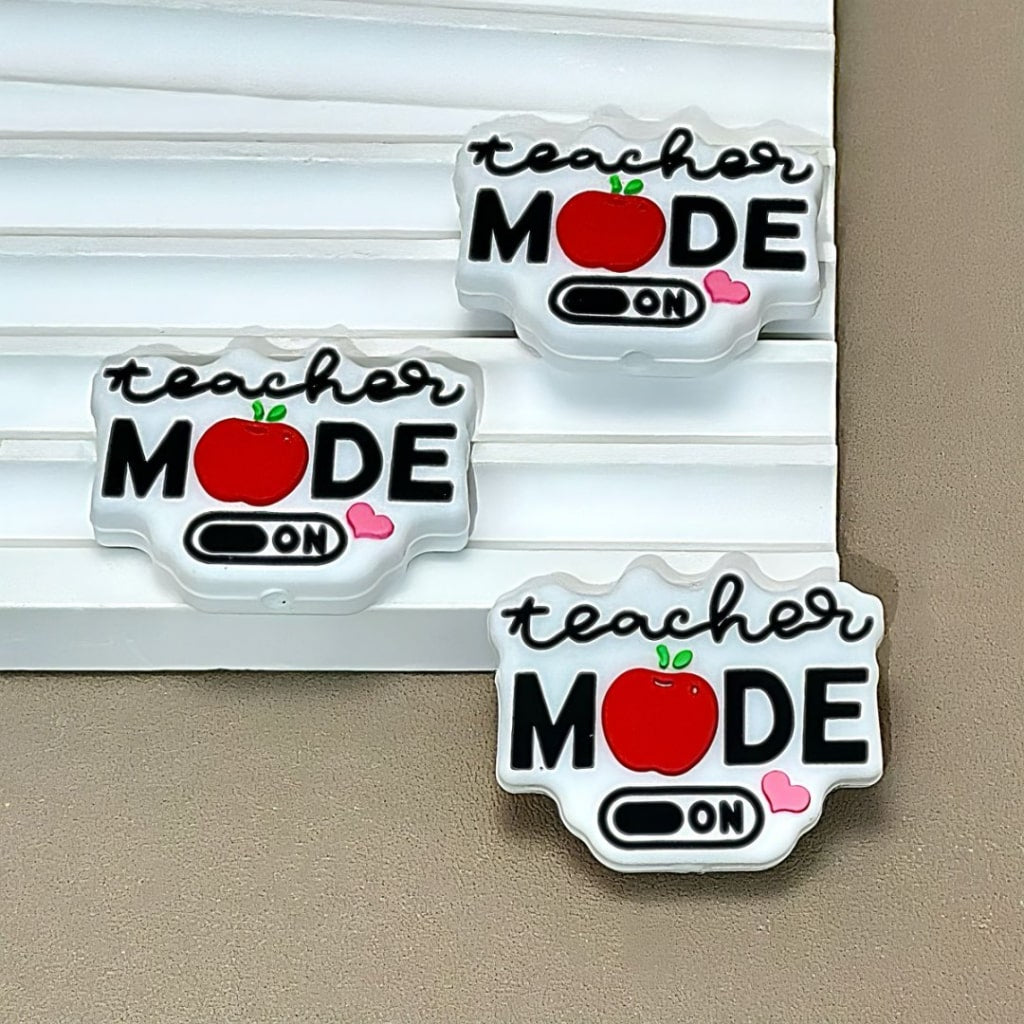 Teacher Mode On Silicone Focal Beads