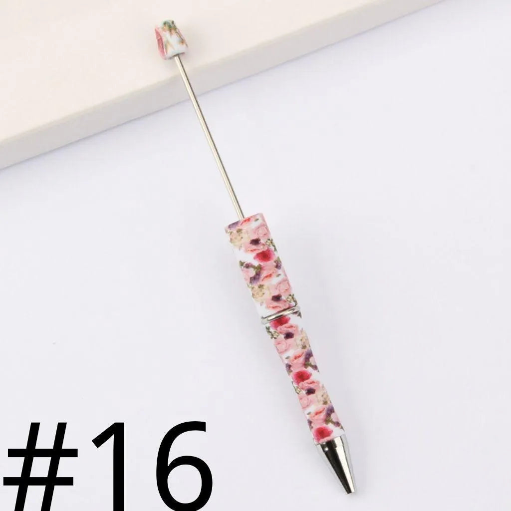 Random Mix Printed Beadable Pens