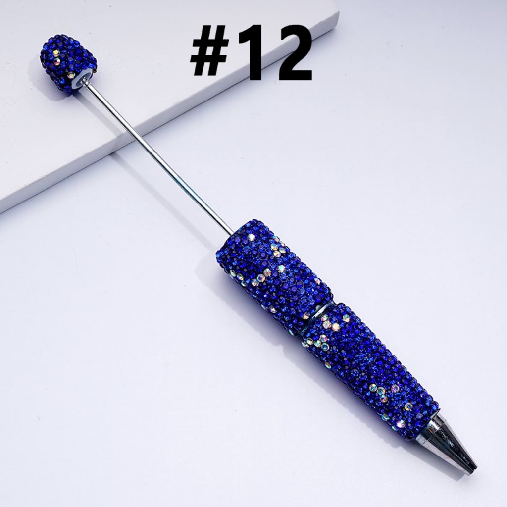 Beadable Rhinestones Pen, Bling Bling Style Fancy Beaded Pens