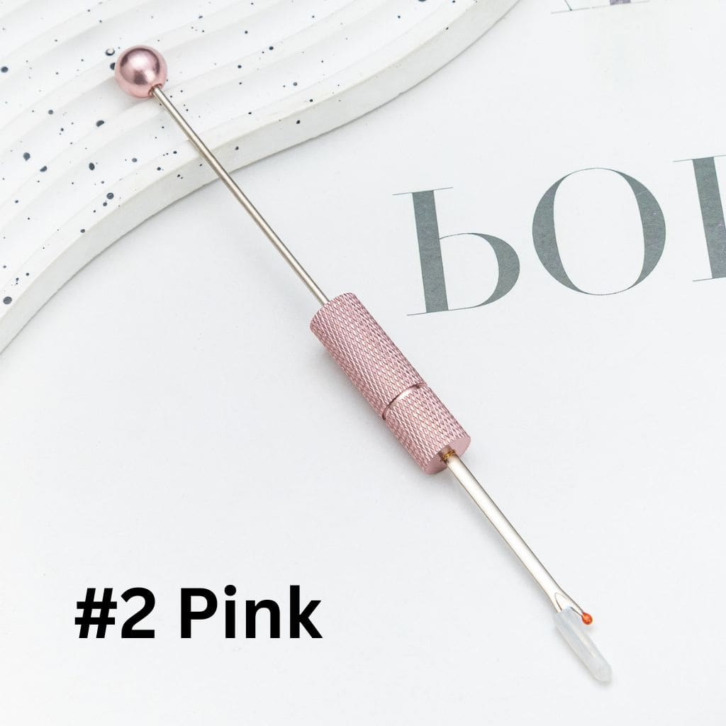Metal Beadable DIY Seam Ripper, Thread Remover, Stitch Unpicker, Thread Cutter, Wire Picker in Solid Colors, 142mm
