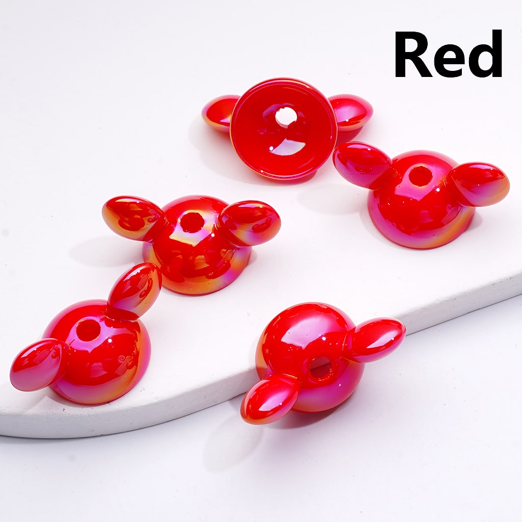 Multi-Color Cartoon Mouse Hat Acrylic Beads Caps