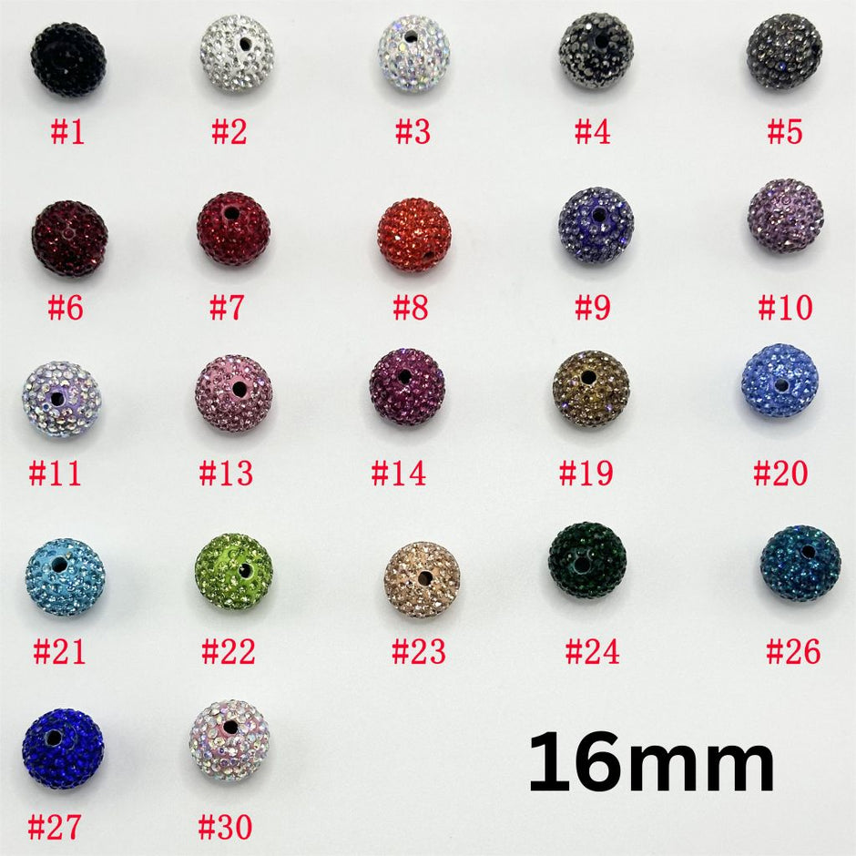 16mm Rhinestones High-Quality Rhinestone Beads in Colors, Shapes & Sizes – Beadable Bliss