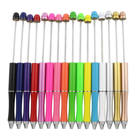 New Style Fashion Metal Beadable Pens in Solid Color (Refill Replacement is Available)