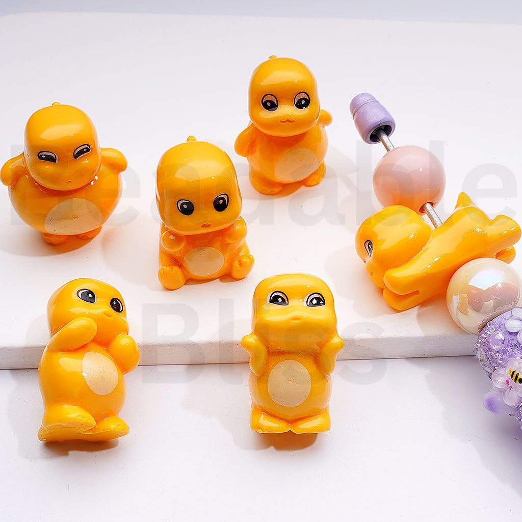 Little Cute Milk Drago Nailon Acrylic Beads Pen Topper Pendants Jewelry Accessories