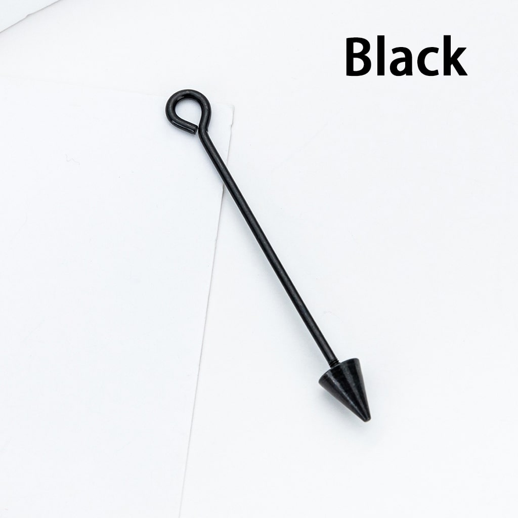 DIY Beadable Metal Brass Split Eye Pin Pendant Arrow Bar 51MM