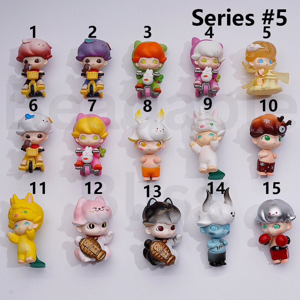 Cute Blind Box Dimo Pop Mar Series  Figures Jewelry Accessories (No Hole)