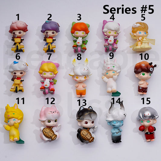 Cute Blind Box Dimo Pop Mar Series  Figures Jewelry Accessories (No Hole)