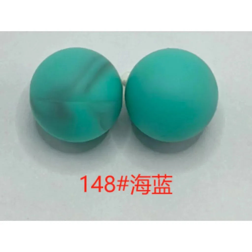 Printed Silicone Beads 15 mm