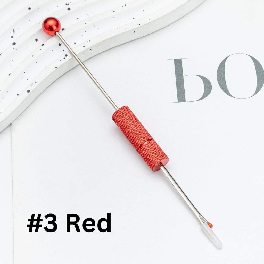 Metal Beadable DIY Seam Ripper, Thread Remover, Stitch Unpicker, Thread Cutter, Wire Picker in Solid Colors, 142mm