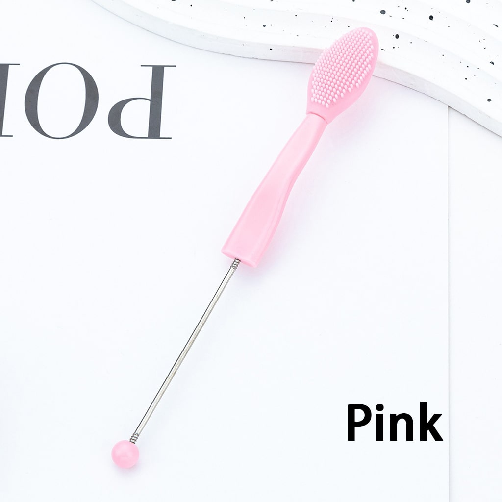 DIY Beadable Multifunctional Cleaning Brush in Solid Color 156MM