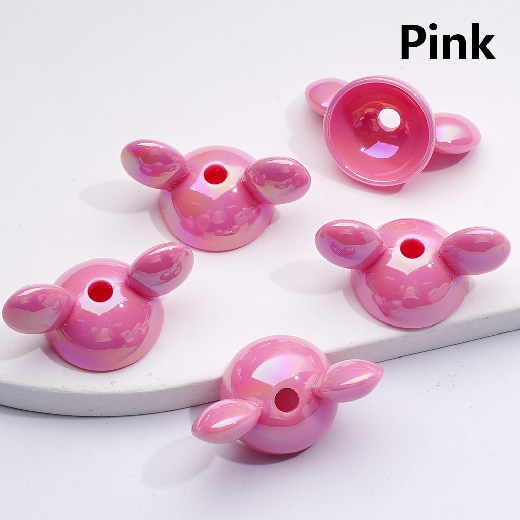Multi-Color Cartoon Mouse Hat Acrylic Beads Caps