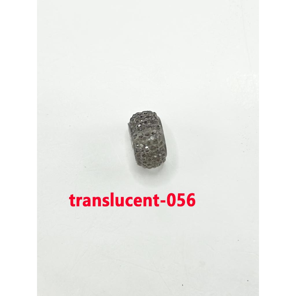 Colorful Wheel Acrylic Beads with Sugar Spacer Texture on Side, 12mm