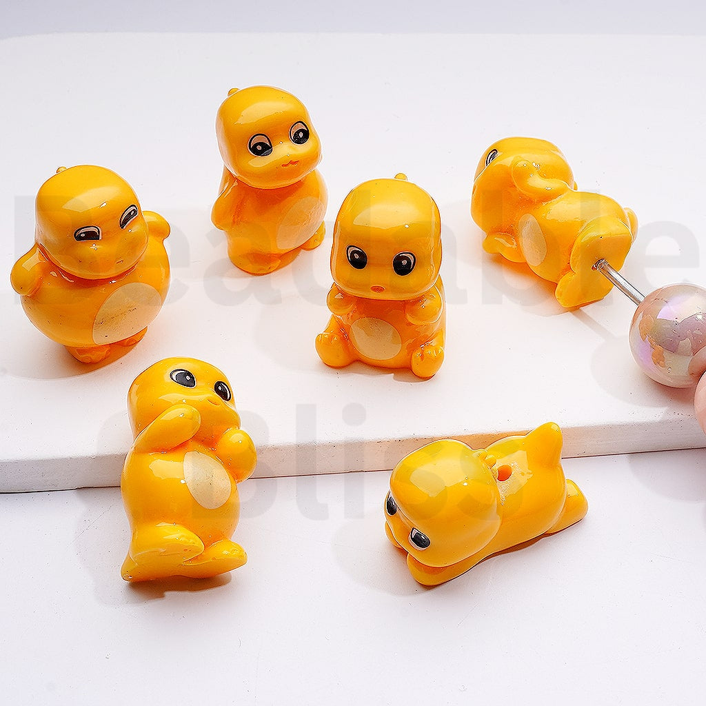 Little Cute Milk Drago Nailon Acrylic Beads Pen Topper Pendants Jewelry Accessories