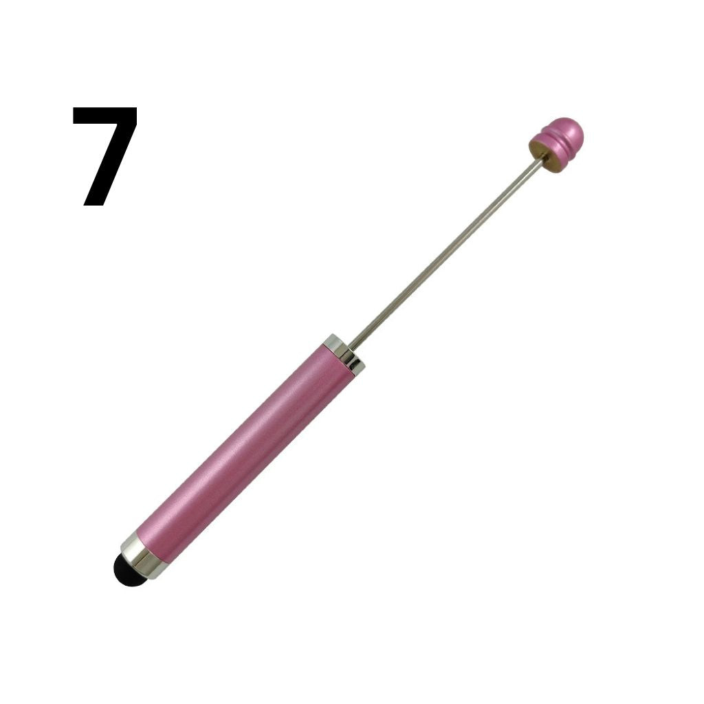 Metal Beadable Stylus Pens, Printed and in Solid Colors, Touch Screen Pens for Smart Devices