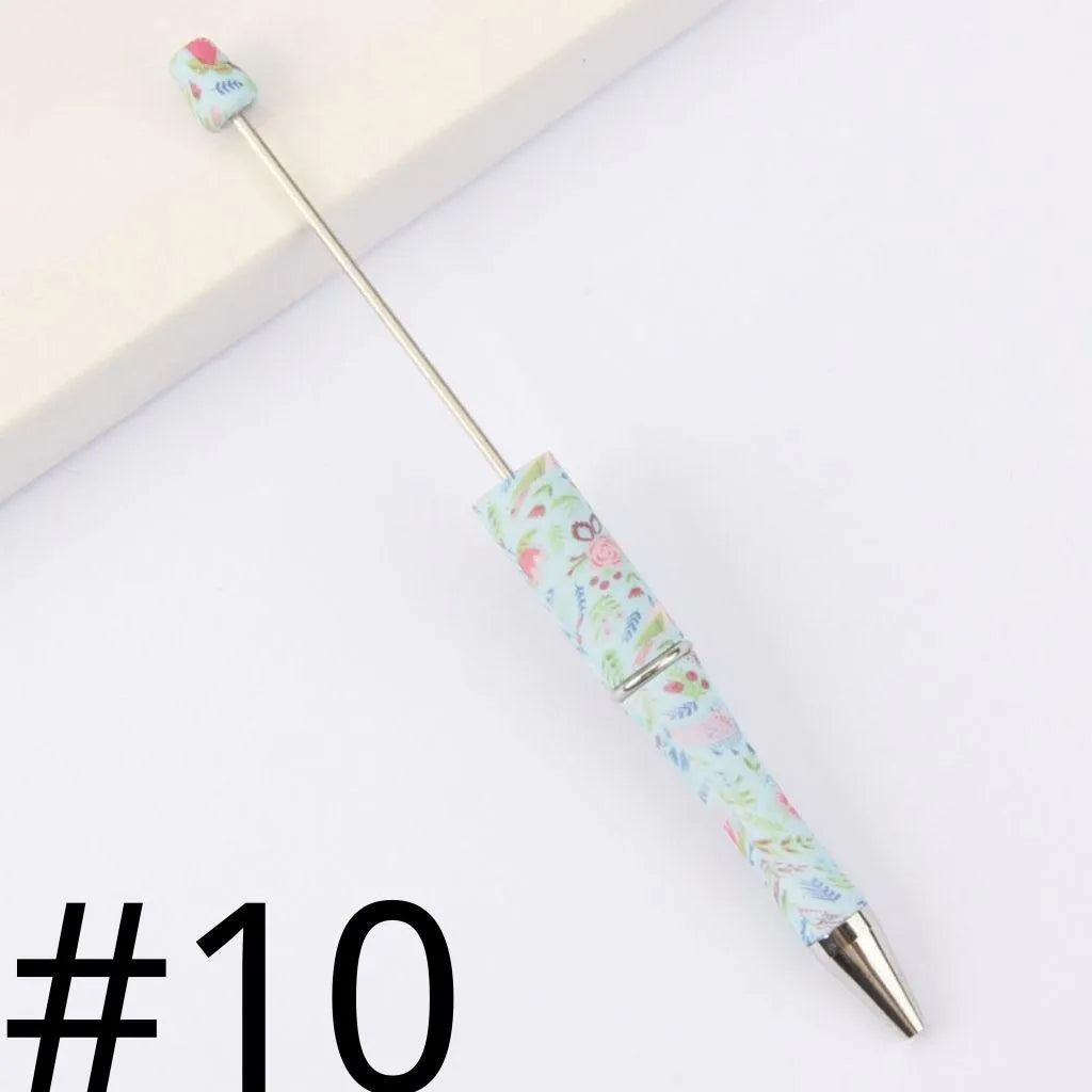 Random Mix Printed Beadable Pens