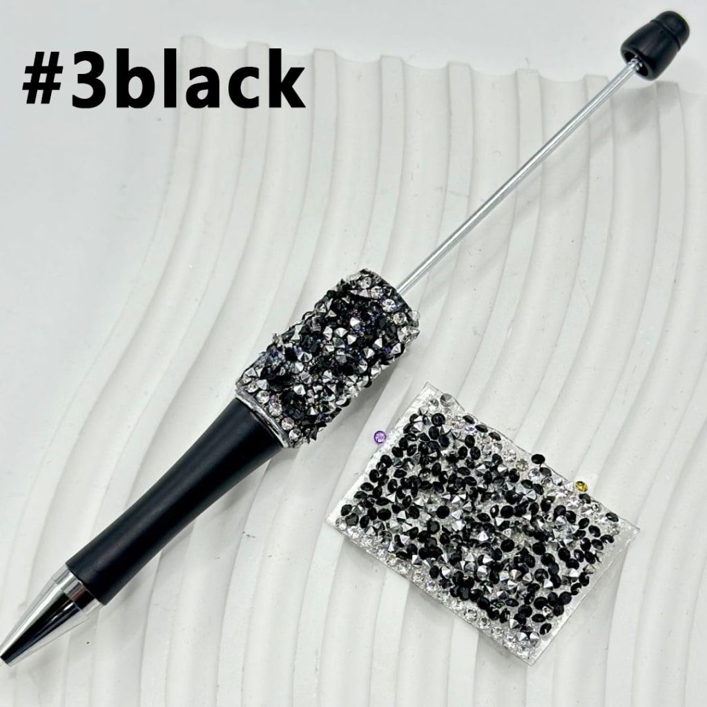 DIY Bling Bling Wraps Tapes with Clear Rhinestone Chain Multi-Color Cone Shape Rhinestones for Pen, Around 40*28MM, 84pcs in 1 Sheet, Please Read the Description