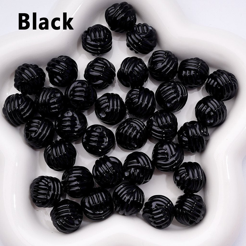 Mini Cute Multi-Color Ball of Yarn Shape Acrylic Beads, 16MM
