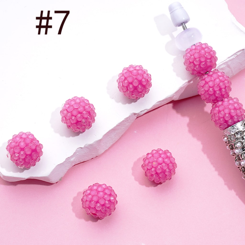 Acrylic Rhinestone Beads, Jelly Color Rhinestones, 16MM