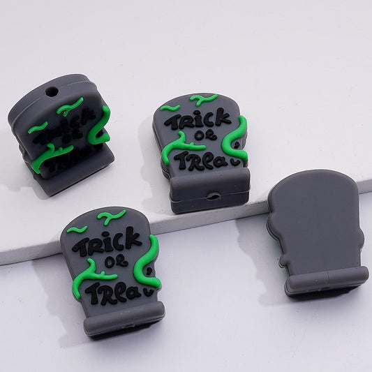 Trick or Treat Halloween Silicone Focal Beads