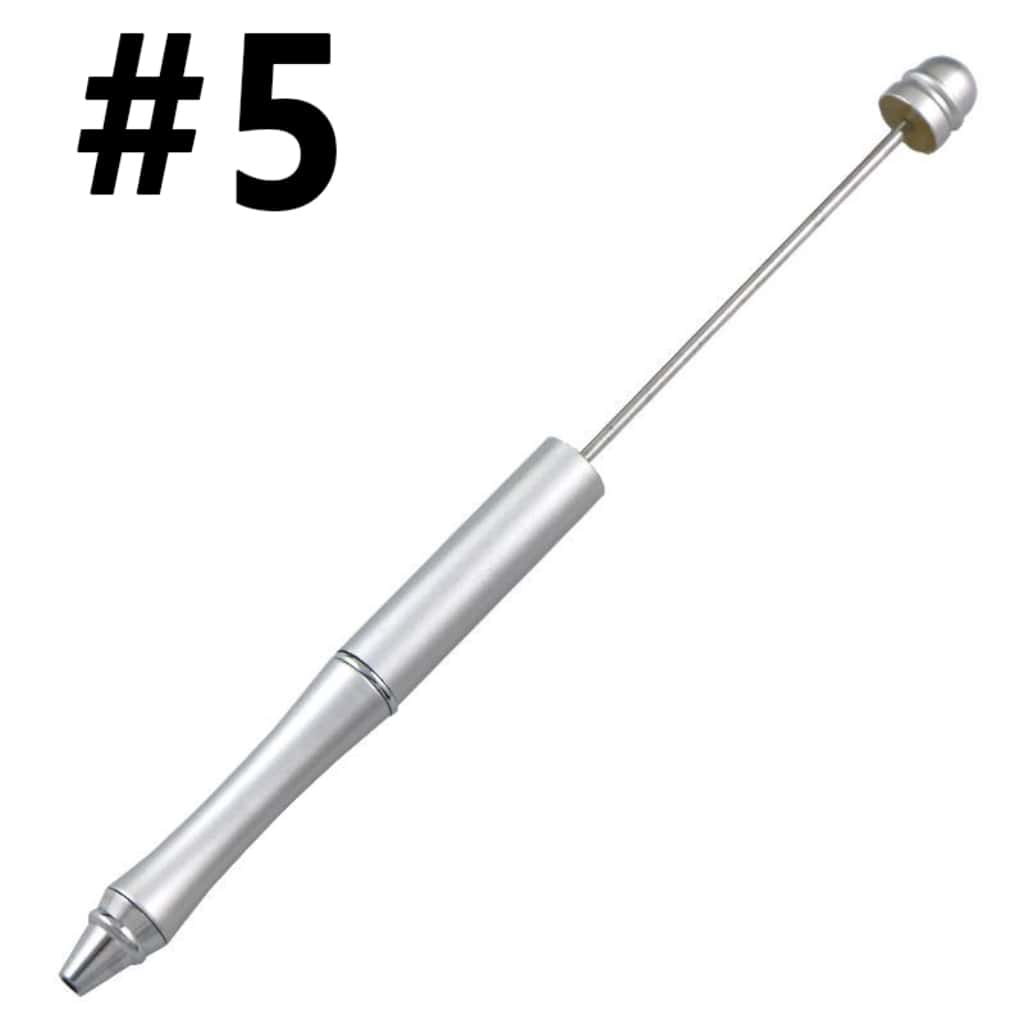 New Style Fashion Metal Beadable Pens in Solid Color (Refill Replacement is Available)