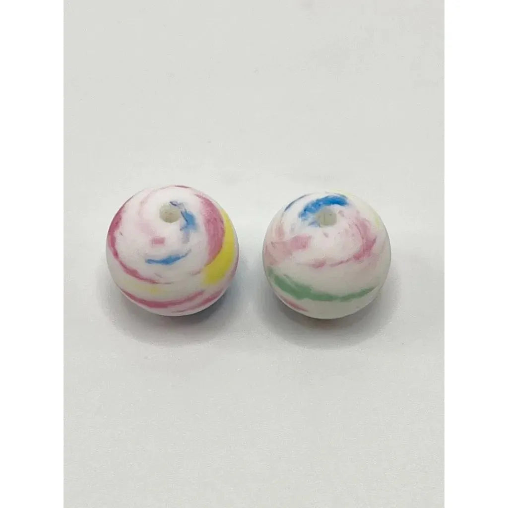 Printed Silicone Beads 15 mm
