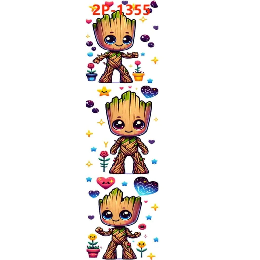 UV DTF Pen Wraps for Custom Pens, Sticker Decals, 111 mm by 32 mm (4.37'' by 1.25'')