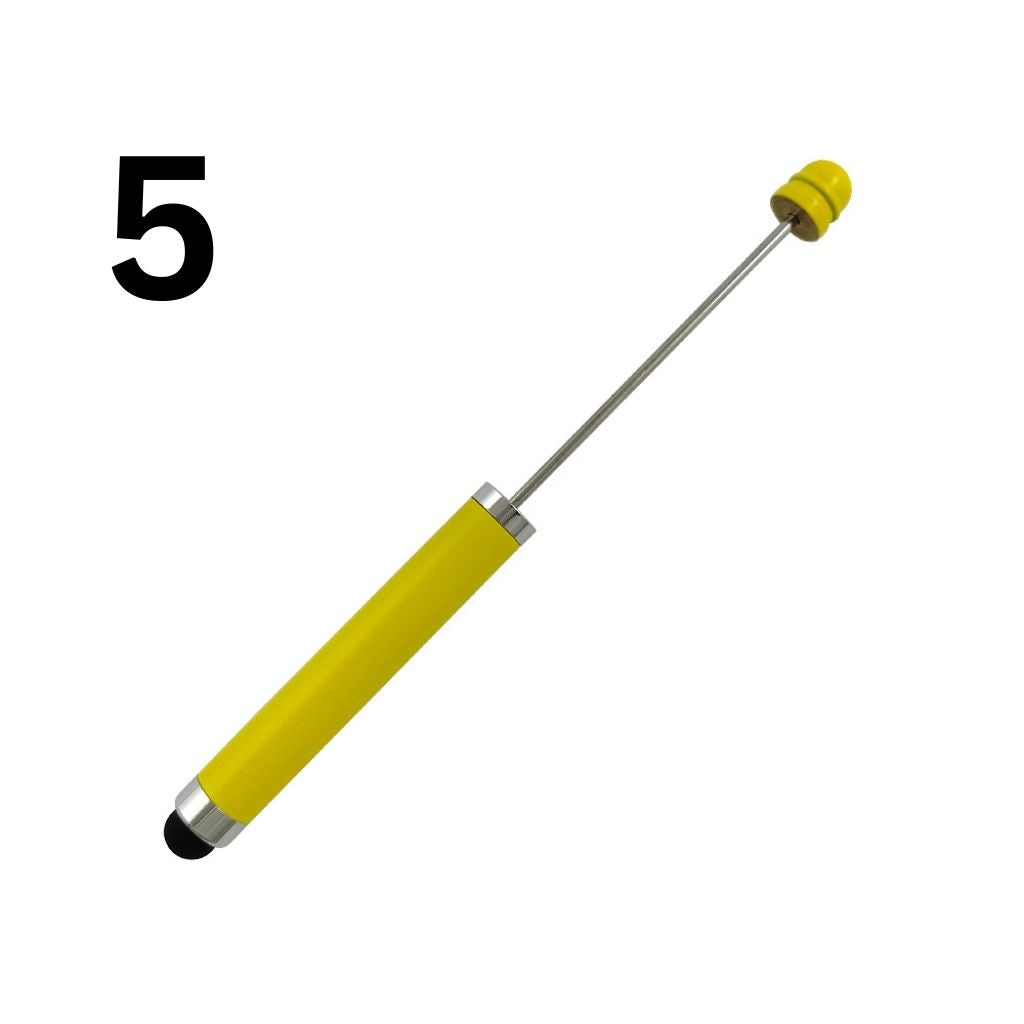 Metal Beadable Stylus Pens, Printed and in Solid Colors, Touch Screen Pens for Smart Devices