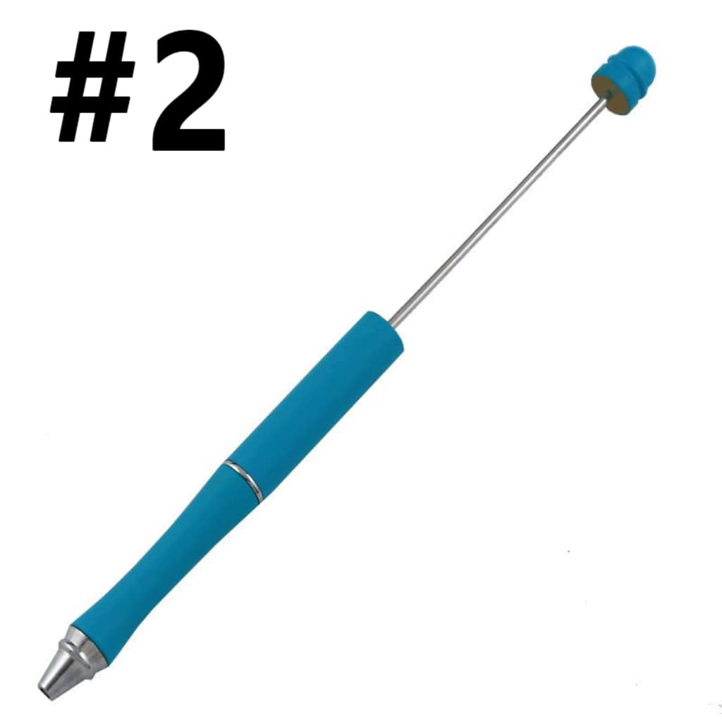 New Style Fashion Metal Beadable Pens in Solid Color (Refill Replacement is Available)
