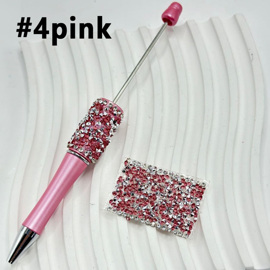 DIY Bling Bling Wraps Tapes with Clear Rhinestone Chain Multi-Color Cone Shape Rhinestones for Pen, Around 40*28MM, 84pcs in 1 Sheet, Please Read the Description