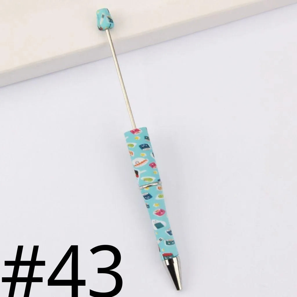Random Mix Printed Beadable Pens