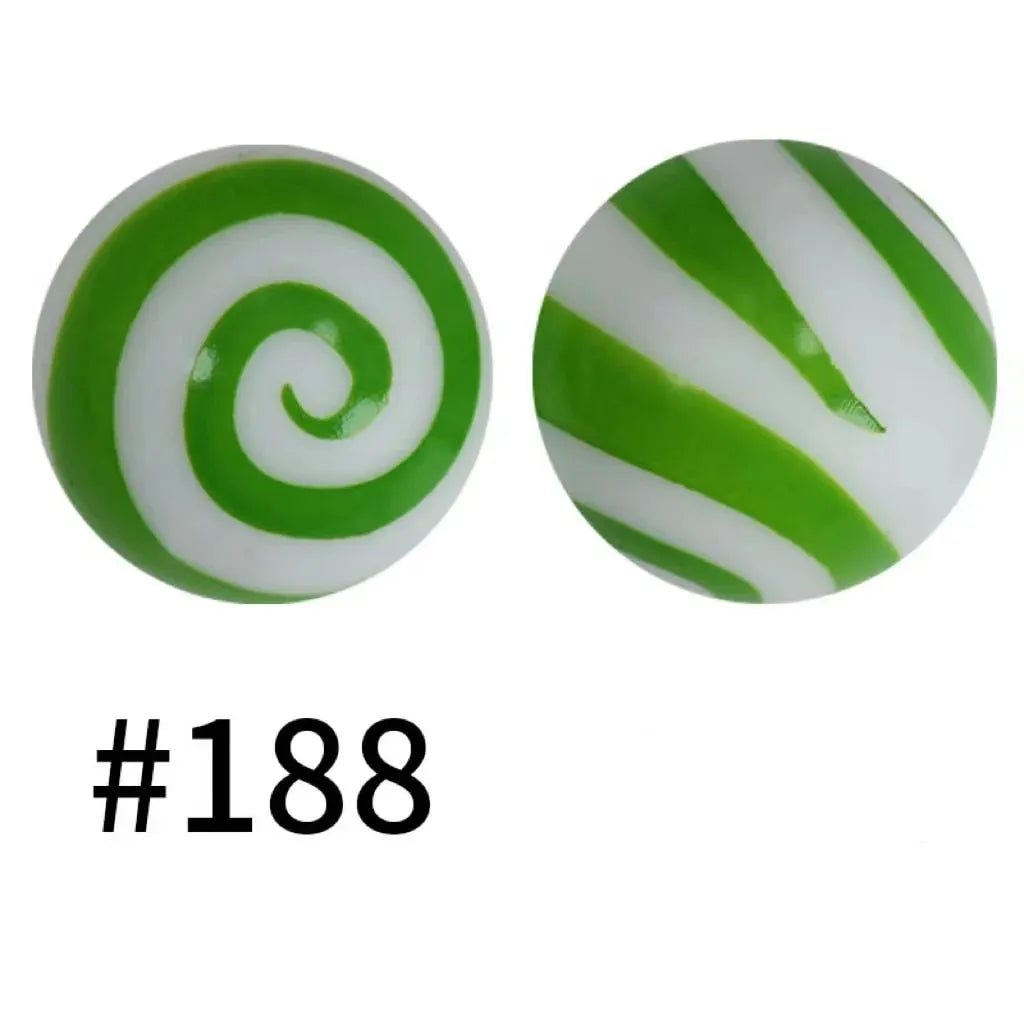 Printed Silicone Beads 15 mm