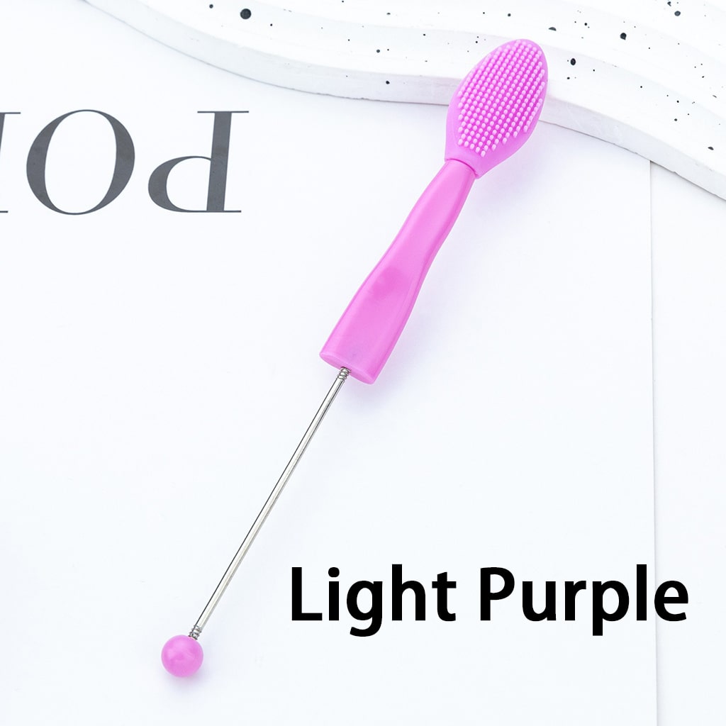 DIY Beadable Multifunctional Cleaning Brush in Solid Color 156MM