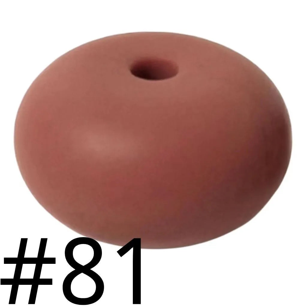 Silicone Wheel Beads  14mm