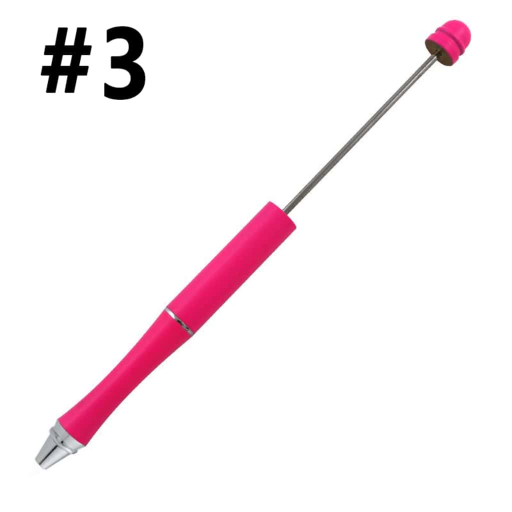 New Style Fashion Metal Beadable Pens in Solid Color (Refill Replacement is Available)