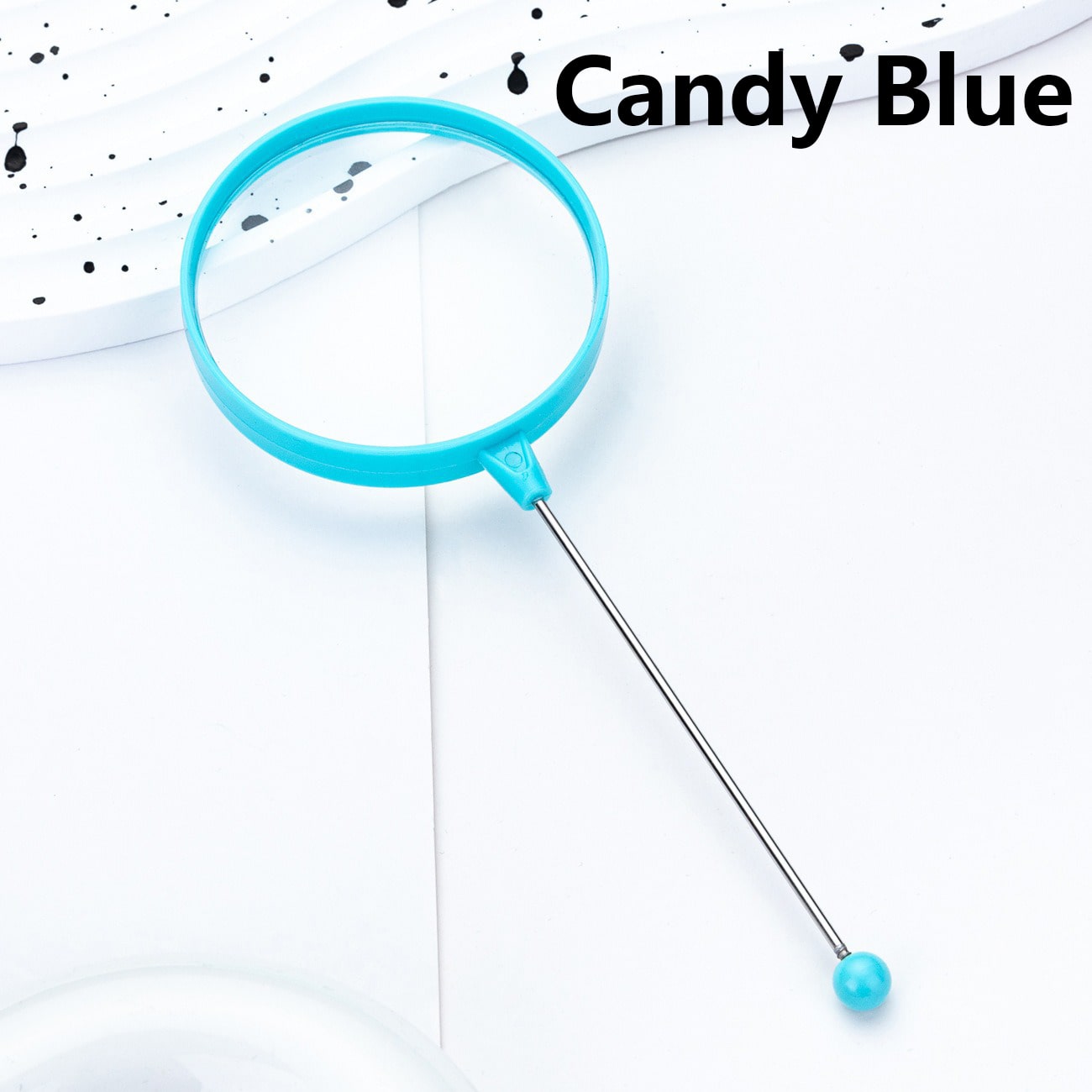 DIY Beadable Magnifying Glass in Solid Color 164MM