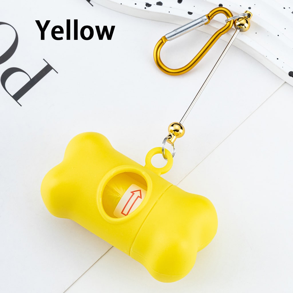 DIY Metal Keychain with Lobster Clasp with Bar, with Personalized Pet Waste Bag Series, 20*8*4CM, Multi-Color (Please Read Description)