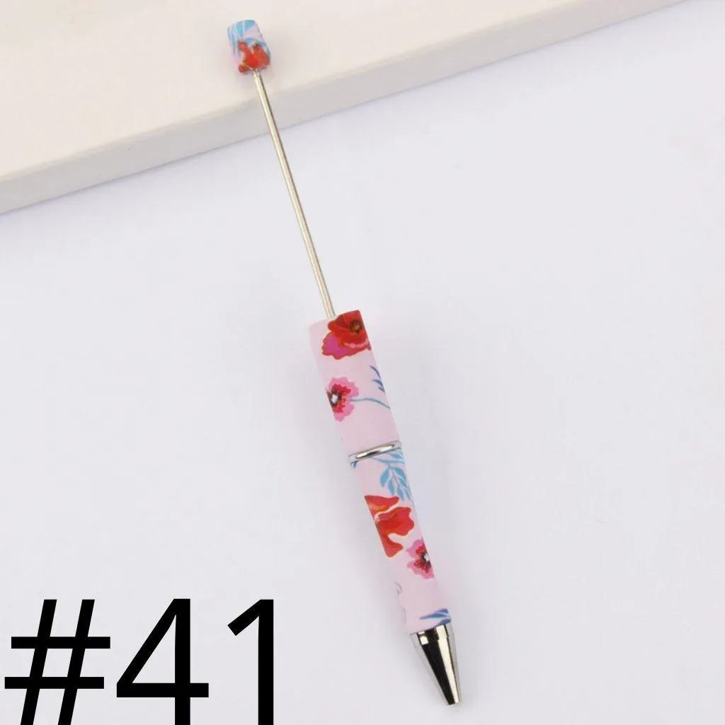 Random Mix Printed Beadable Pens