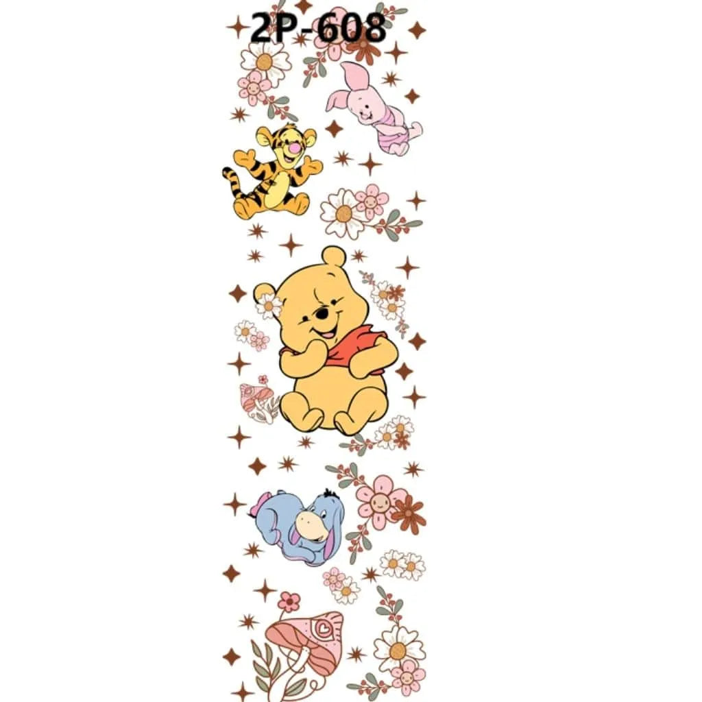 UV DTF Pen Wraps for Custom Pens, Sticker Decals, 111 mm by 32 mm (4.37'' by 1.25'')