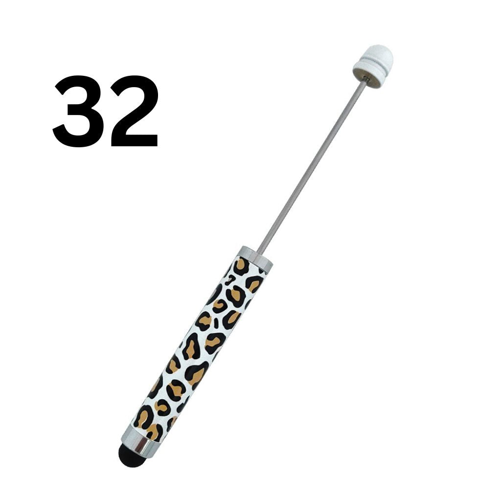 Metal Beadable Stylus Pens, Printed and in Solid Colors, Touch Screen Pens for Smart Devices