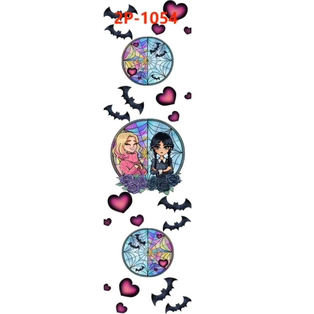 UV DTF Pen Wraps for Custom Pens, Sticker Decals, 111 mm by 32 mm (4.37'' by 1.25'')