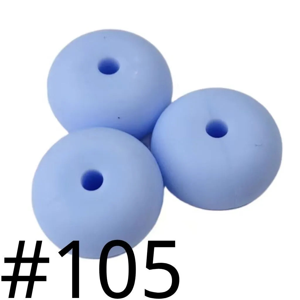Silicone Wheel Beads  14mm