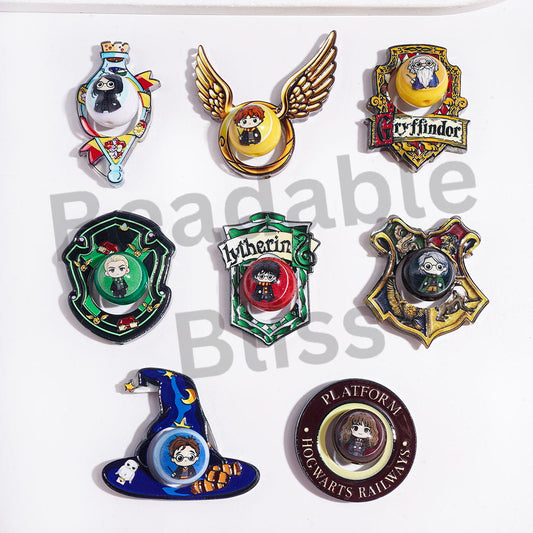 Wizard Boy Characters Collection Set Acrylic Beads, Random Mix