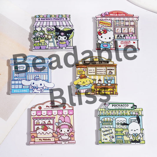 Acrylic Beads Shop Design with Adorable Animal Character, Random Mix