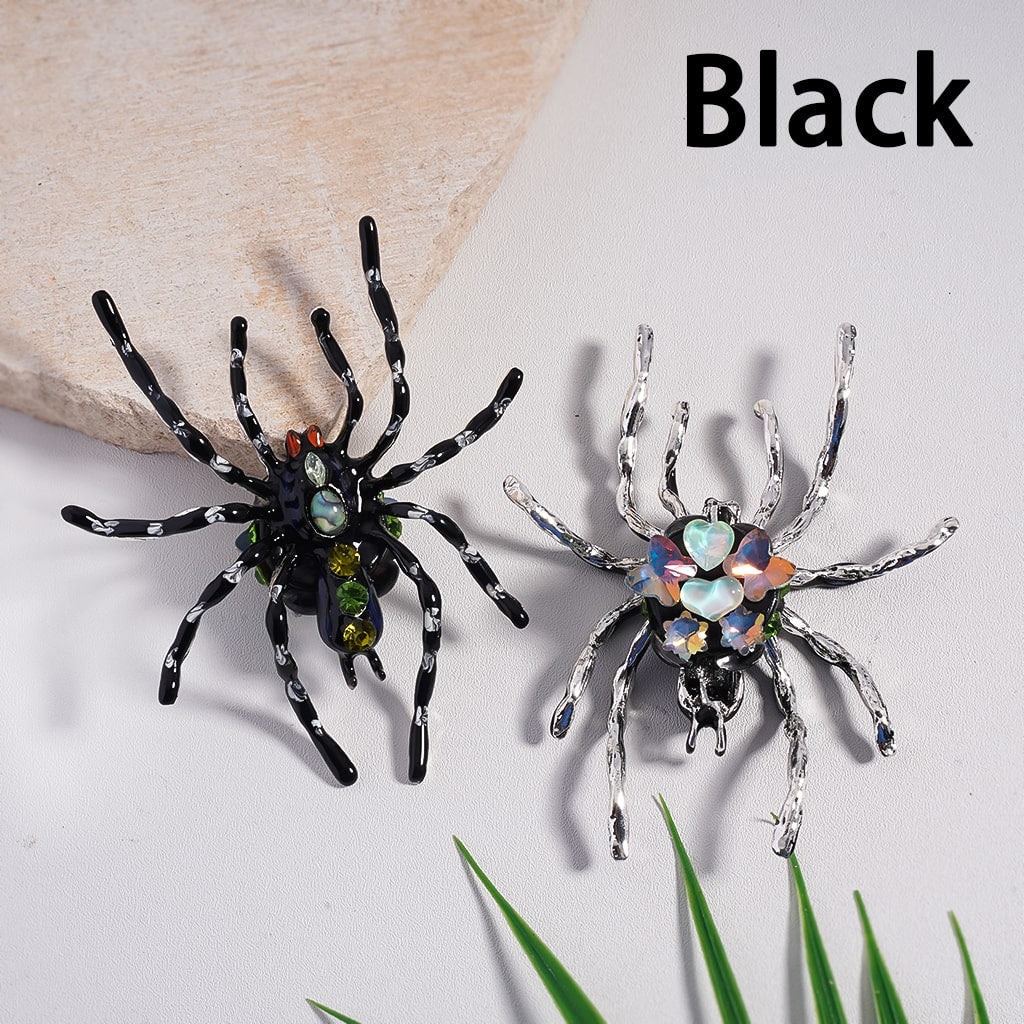 Fancy Alloy Spider with White Pearls Shiny Rhinestones Cute Hearts Butterflies Stars Snowflakes Clay Beads